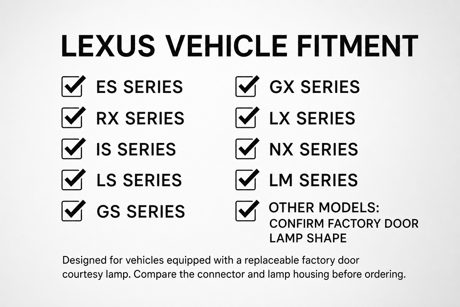 Lexus Vehicle-Specific LED Door Puddle Lights Tmall detail image 3